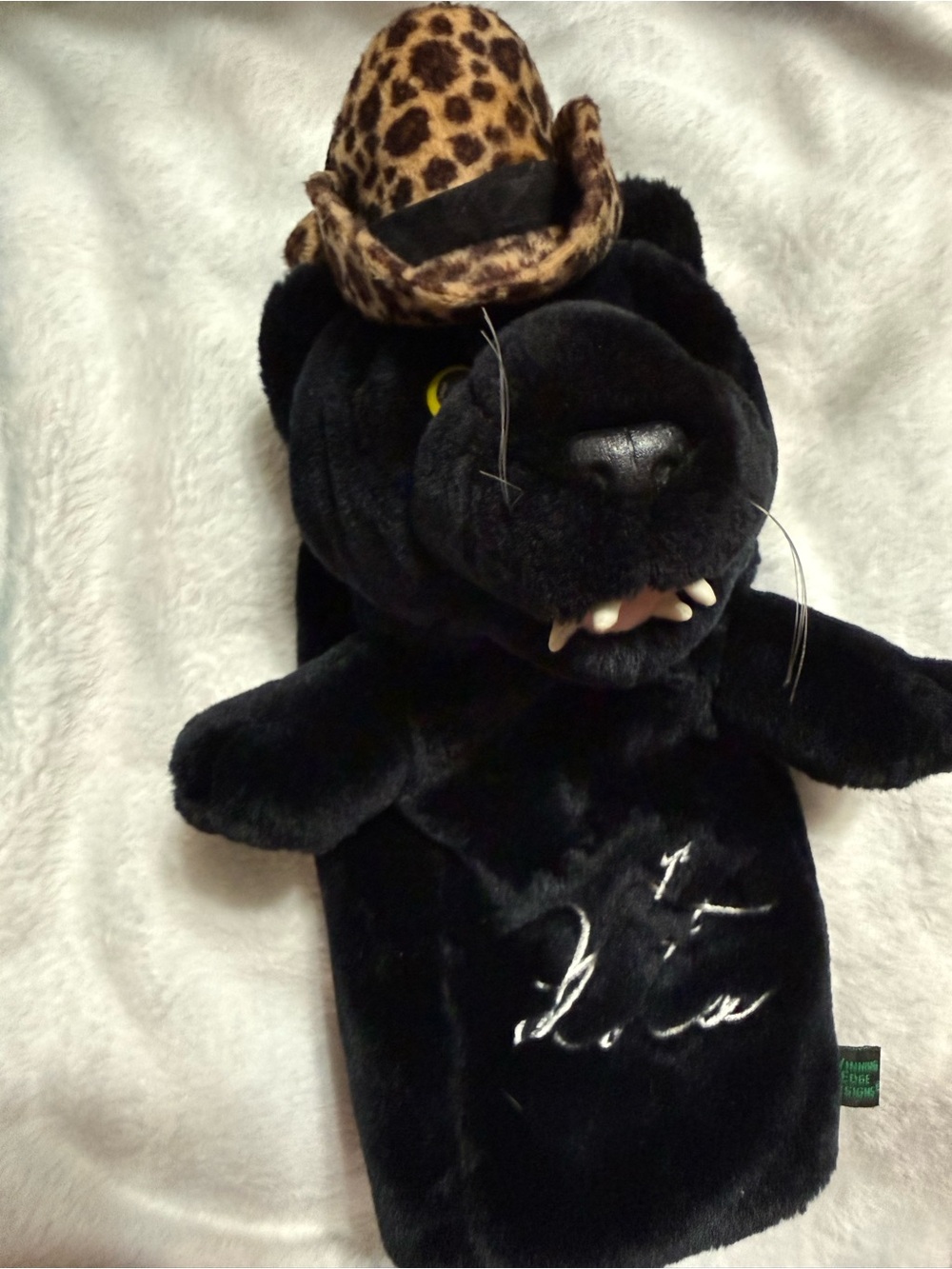 Winning Edge Designs Black Panther Golf Club Headcover Leopard Cowboy Hat 2003